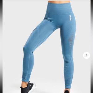 Gymshark Energy Seamless leggings - Blue Stone